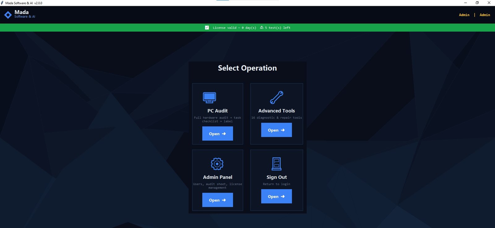 Mada Audit v2.0.0